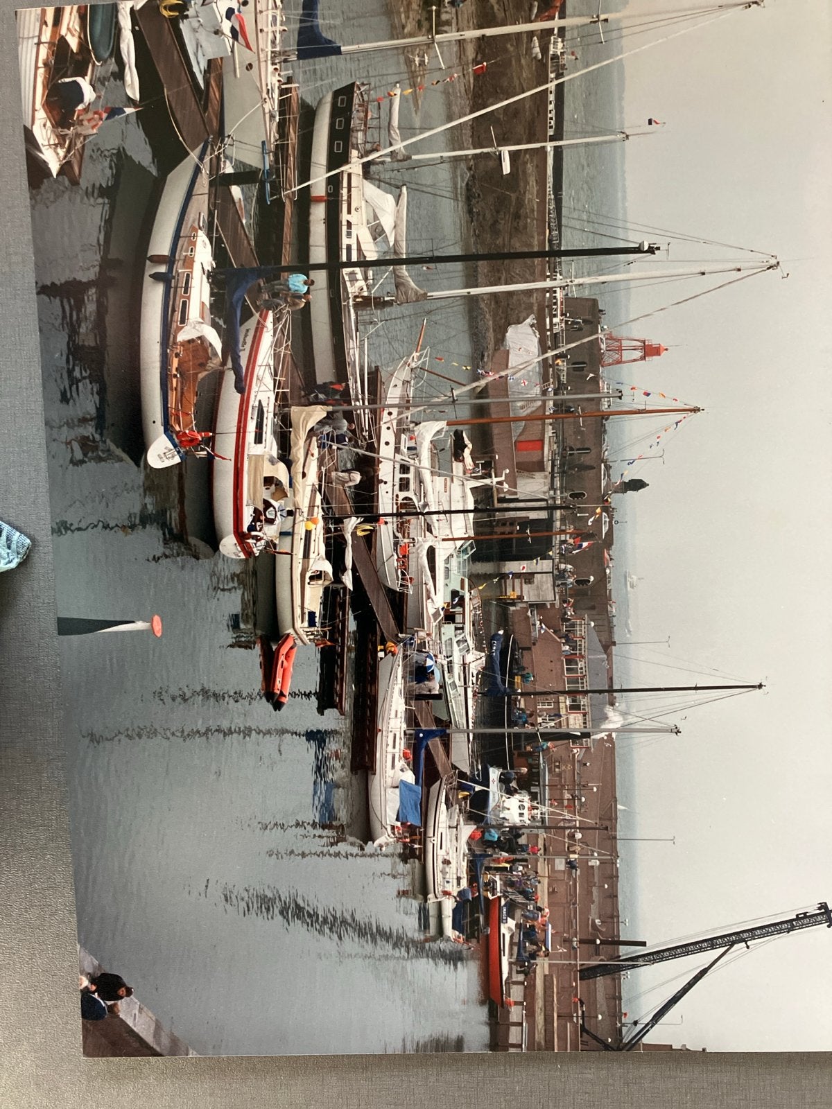 Grote foto jachthaven Vlissingen 20x27cm, Gebruikt, Verzenden, Foto, Gebouw