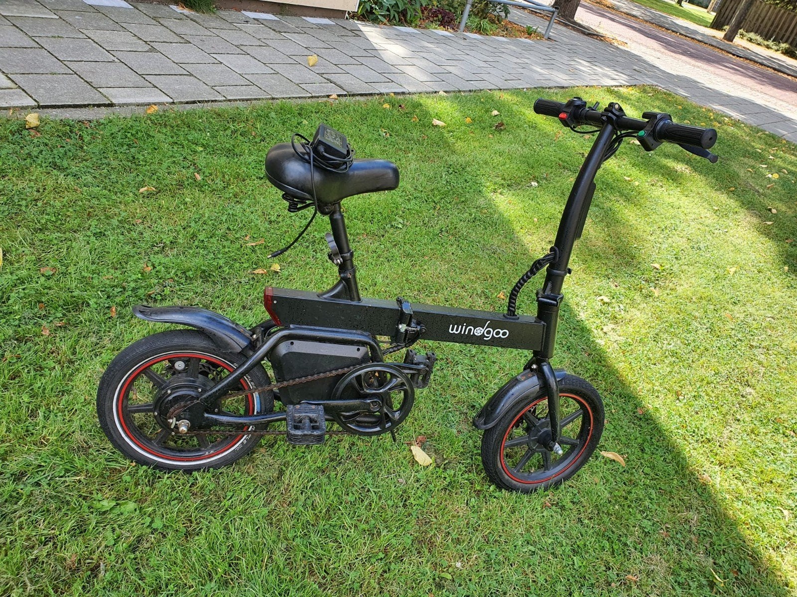 Windgoo elektrische vouwfiets – met oplader – lees beschrijv, Ophalen, Gebruikt, 20 inch of meer