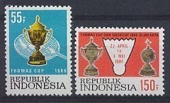 Indonesie Zonnebloem nr 1258/9 postfris 1986, Ophalen of Verzenden, Postfris, Zuidoost-Azië