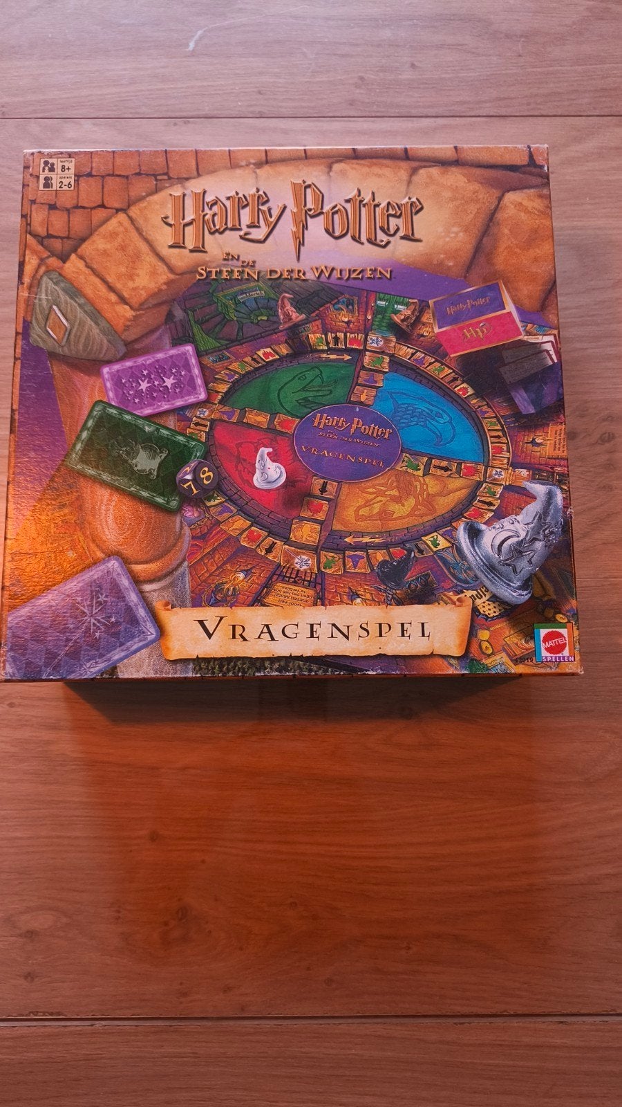 Harry Potter en de Steen der Wijzen Vragenspel, Drie of vier spelers, Ophalen of Verzenden, Gebruikt, Mattel