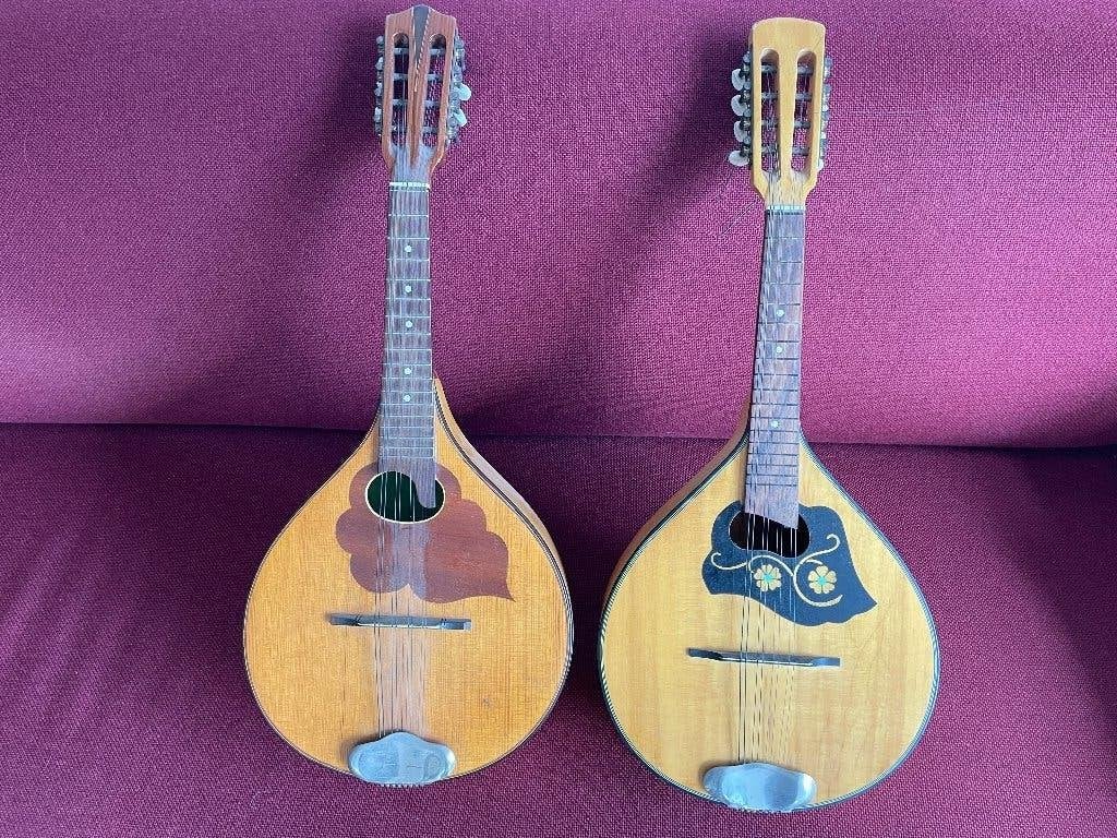 2  mandolines, Muziek en Instrumenten, Ophalen of Verzenden, Gebruikt