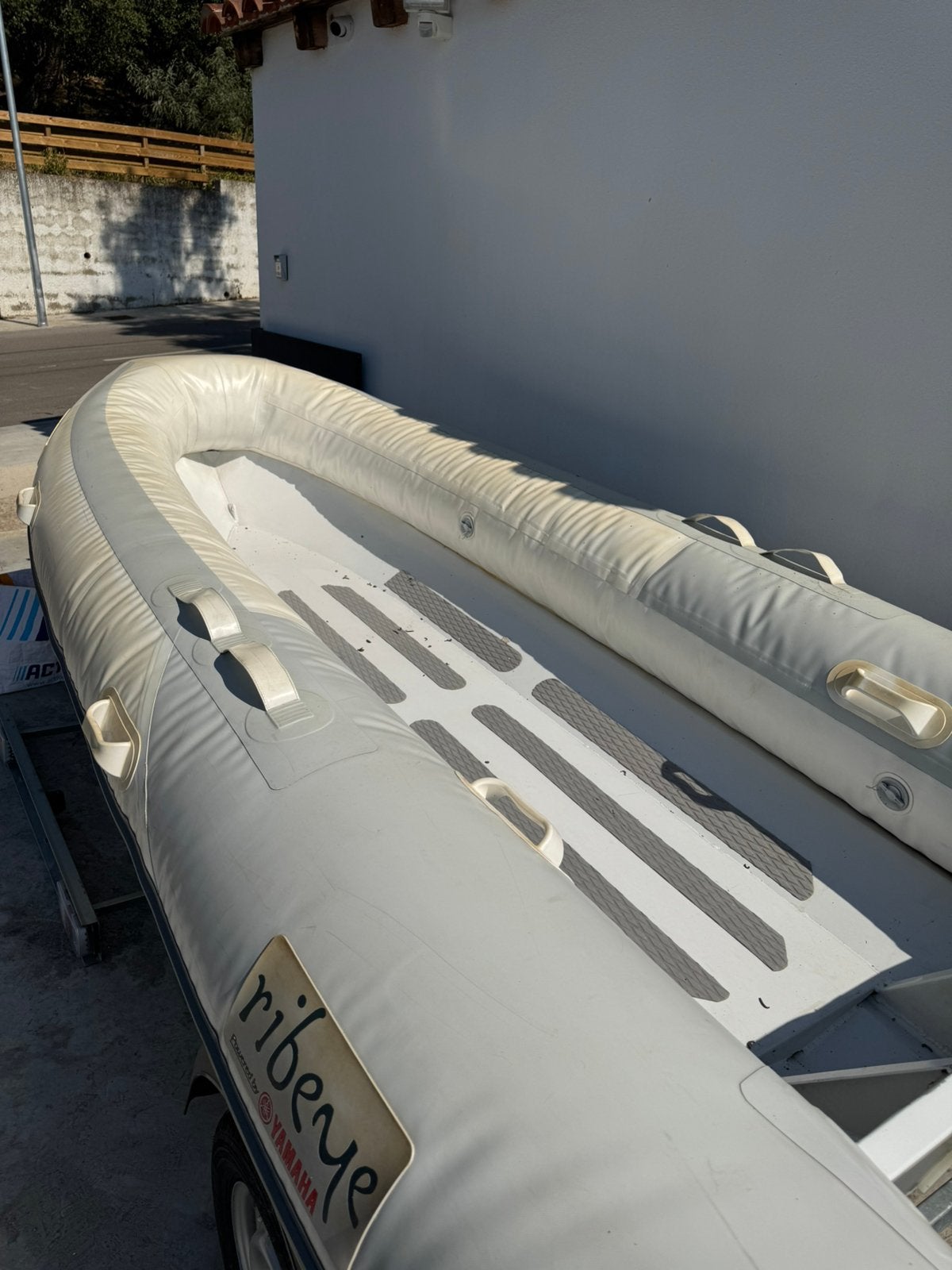 Goede complete rubberboot met aluminium bodem, Watersport en Boten, Ophalen, Zo goed als nieuw, Motorboot