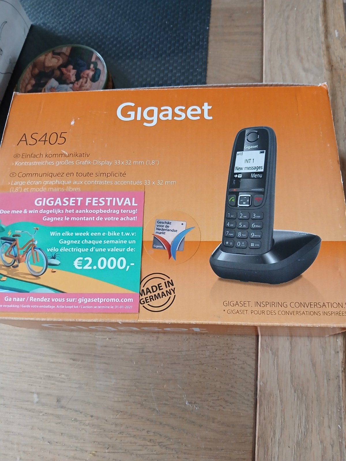 Gigaset AS405 draadloze telefoon - Nieuw in doos, Ophalen, Nieuw, 1 handset