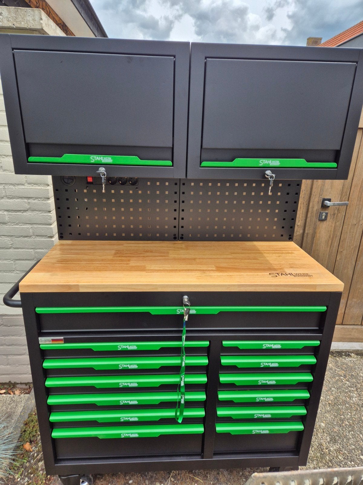 Stahlwerk gereedschapswagen met gereedschap, Ophalen, Nieuw, 70 tot 120 cm