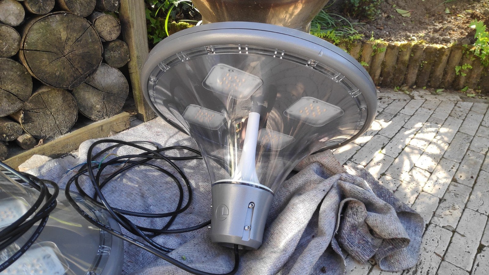 3X LED Straatverlichting Buitenverlichting Buitenlamp, Ophalen, Netvoeding, Minder dan 50 watt, Led