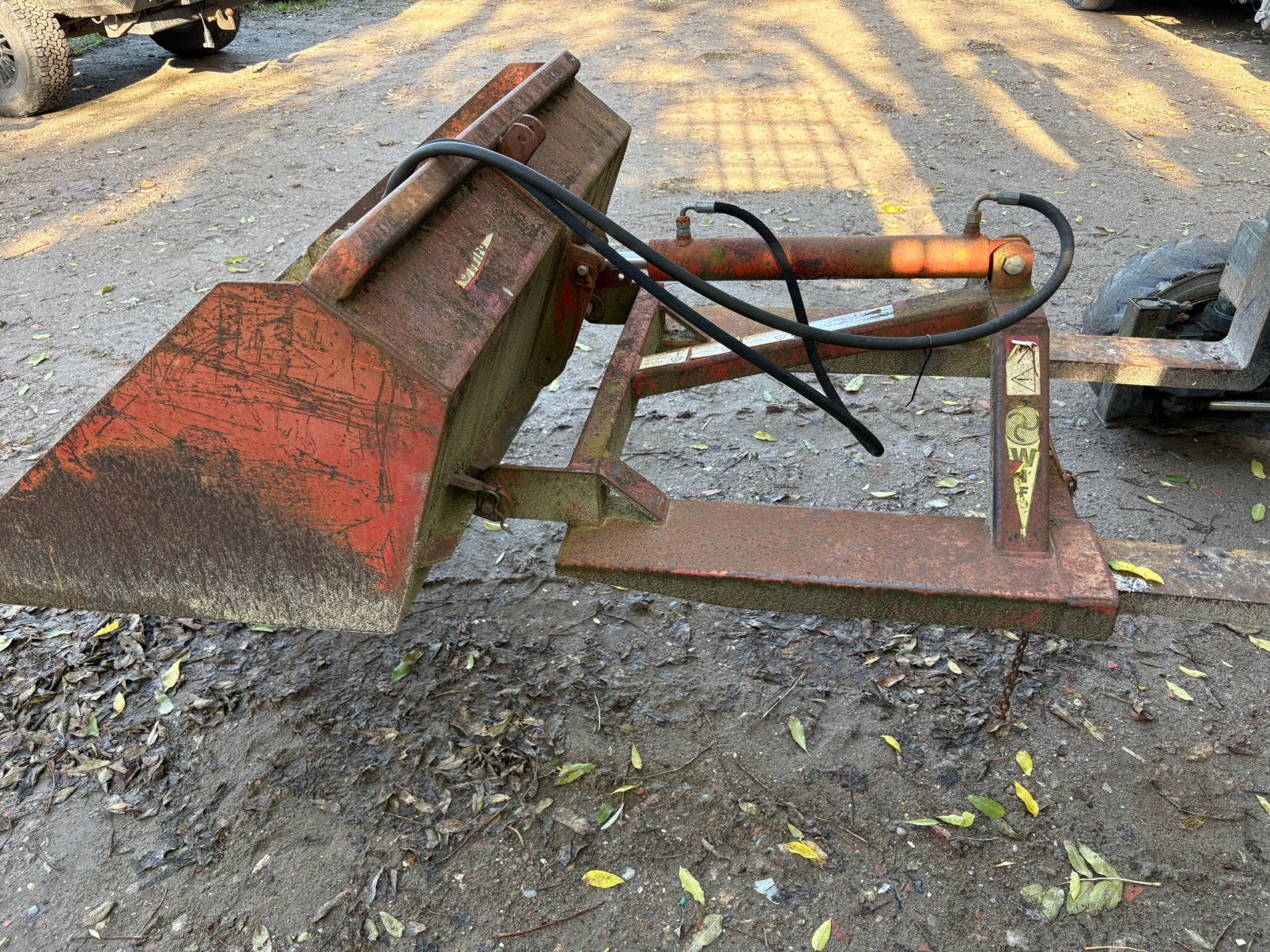 Heftruck schepbak wivo hydraulisch, Ophalen