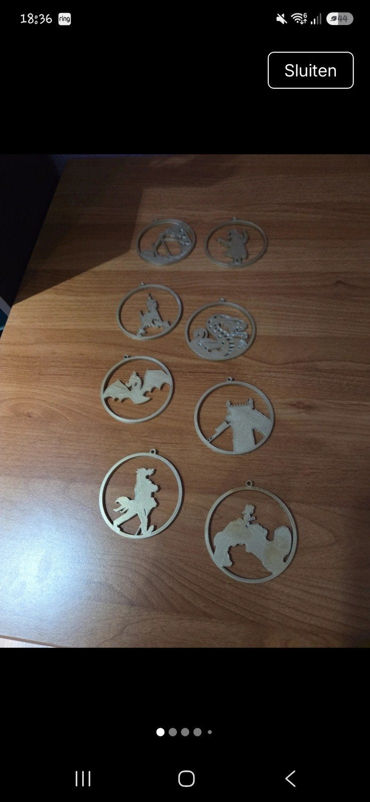 3d geprint kersthangers efteling, Verzamelen, Ophalen of Verzenden, Nieuw, Beeldje of Poppetje