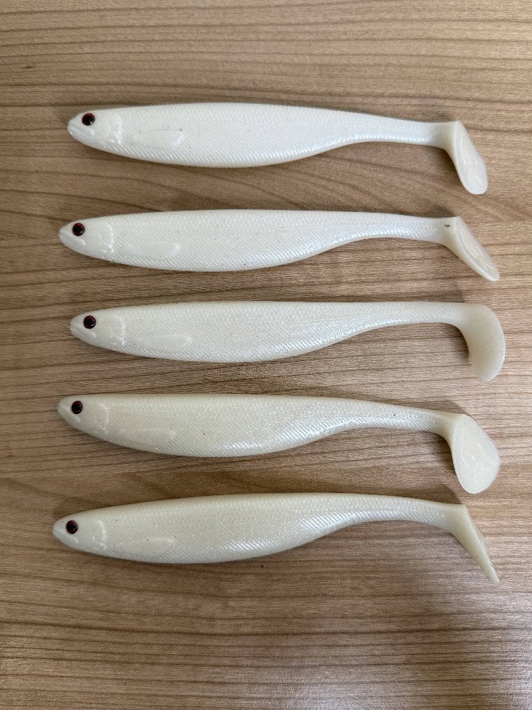 Westin ShadTeez Slim 14 cm Pearl - Nieuw, Overige typen, Nieuw, Ophalen of Verzenden, E