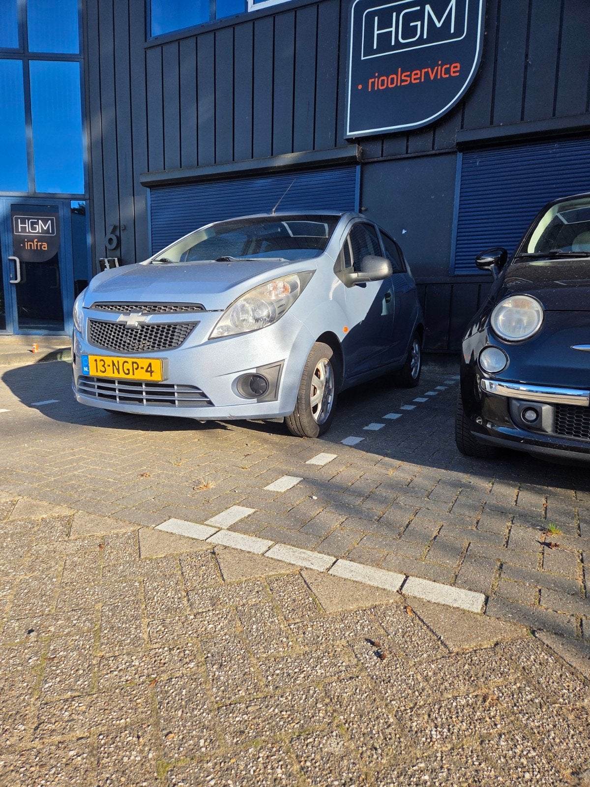 Chevrolet Spark 2010 Blauw weinig km en nieuwe apk +1 gratis, Auto's, Stof, Zwart, 4 cilinders, Blauw