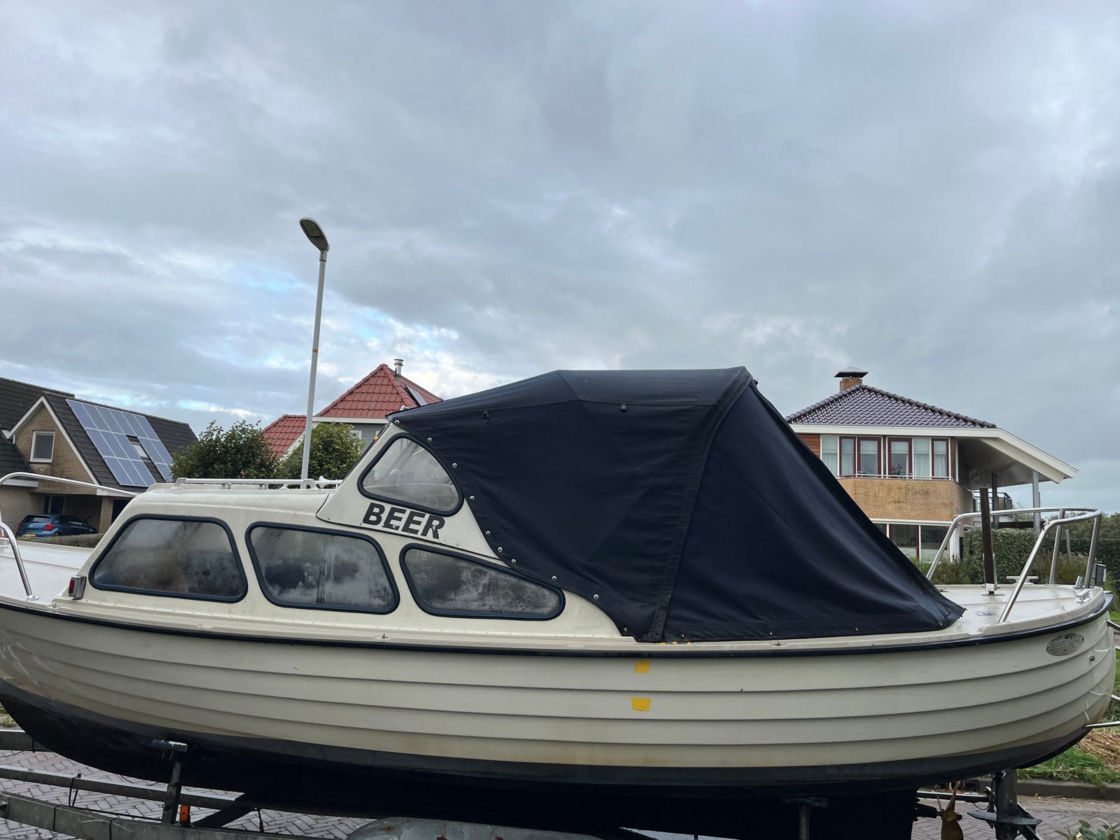 Kap voor Polar 22 - rvs frame, Watersport en Boten, Ophalen of Verzenden, Gebruikt, Onderhoud en Reparatie