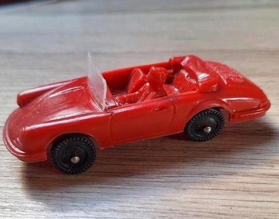Rode Stelco/Vinyl Line Porsche 911 Speelgoedauto, Hobby en Vrije tijd, Ophalen of Verzenden, Gebruikt, Auto