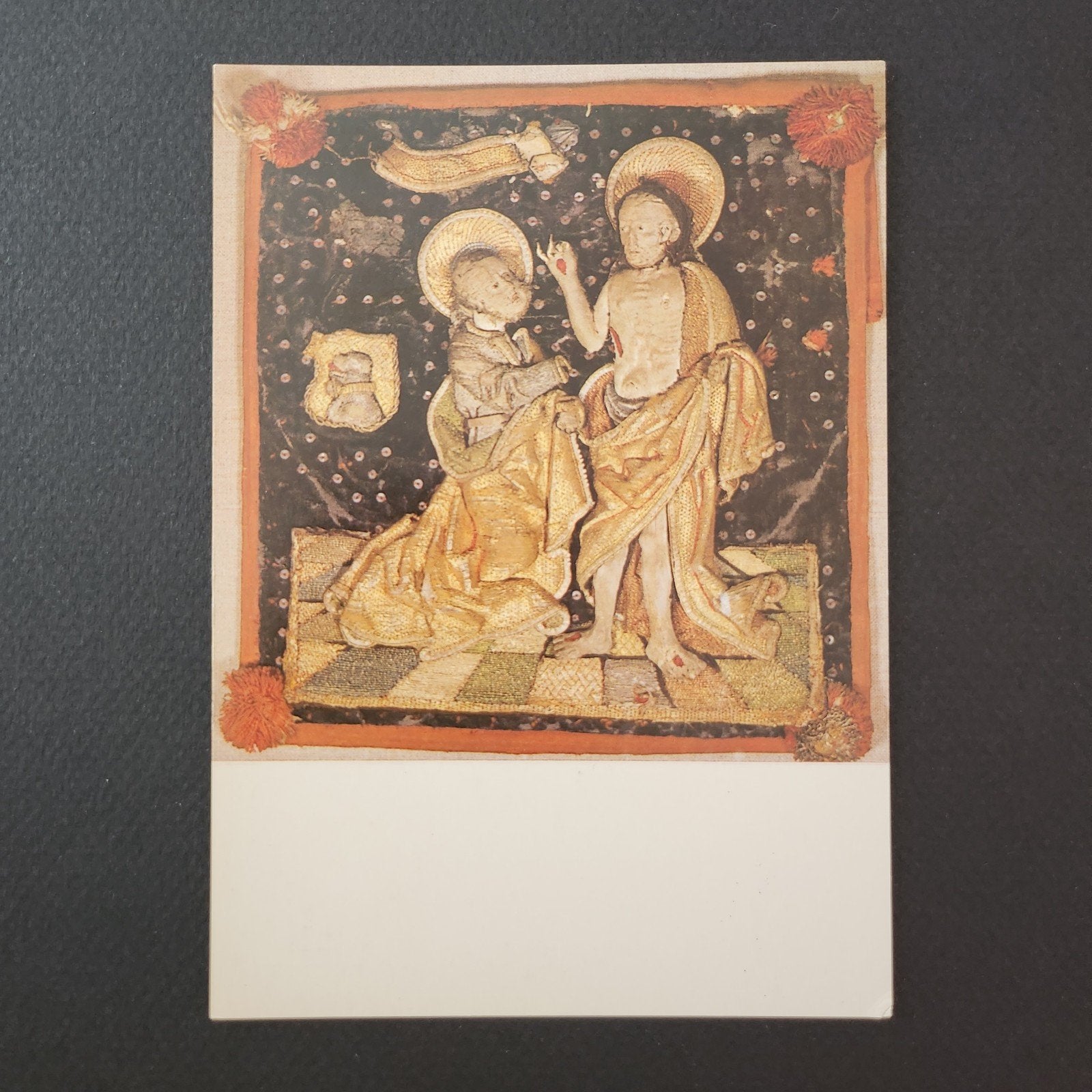 Kunstkaart Korporalientasche ca. 1500, Jezus en Thomas, Ophalen of Verzenden, 1980 tot heden, Ongelopen, Cultuur en Media