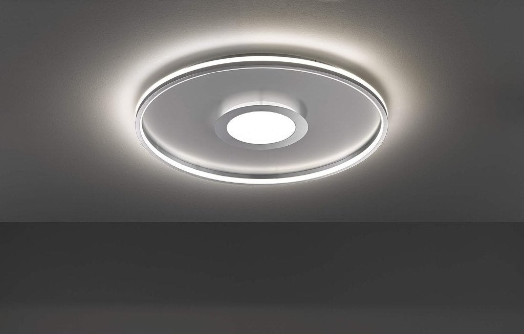 Fischer-Honsel Zoe 20609 plafondlamp chroom 3stapdimmer 45cm, Ophalen of Verzenden, Nieuw, Metaal