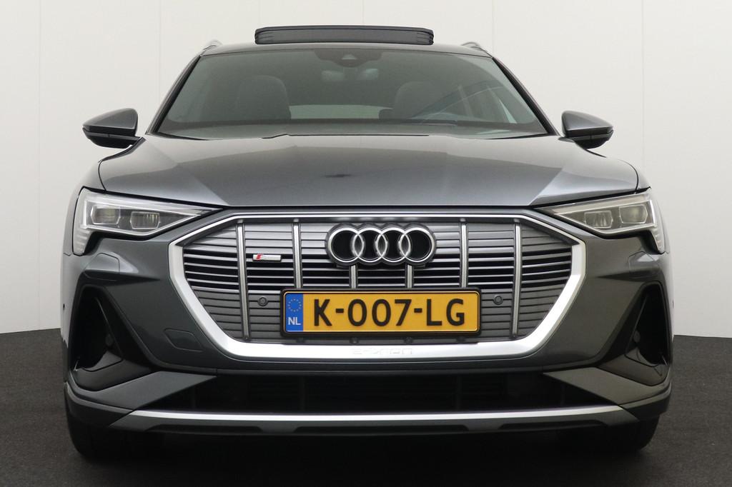 Audi e-tron 55 quattro S-Line 95 kWh Pano-dak Adap.Cruise Ma, Automaat, Zwart, 95 kWh, Origineel Nederlands