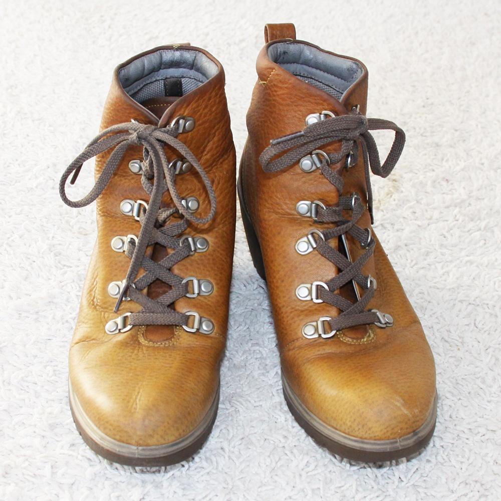 Zeer Mooie Leren Ecco Schoenen (Maat 39) € 40,-, Kleding | Dames, Schoenen, Ecco, Overige kleuren, Overige typen, Ophalen of Verzenden