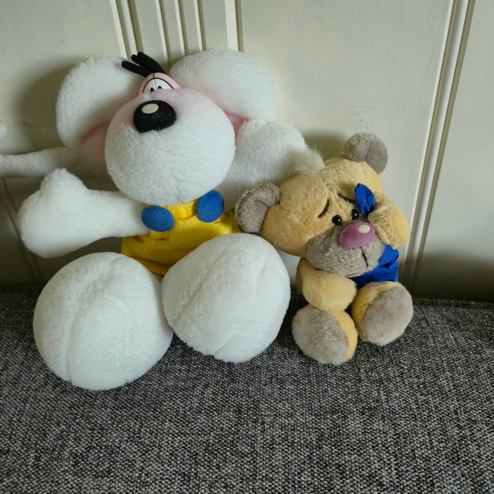 152.  Diddle muis 17cm en pimboli beer, Kinderen en Baby's, Speelgoed | Knuffels en Pluche, Muis, Gebruikt, Ophalen of Verzenden