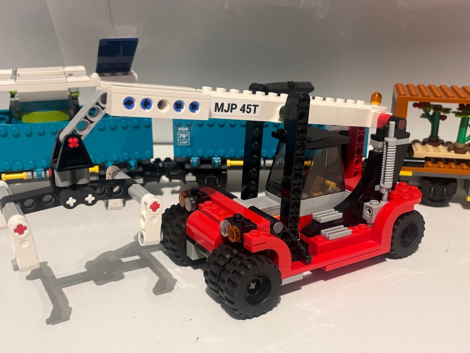 LEGO City 60336 Goederentrein met Kraan en Wagons, Ophalen of Verzenden, Zo goed als nieuw