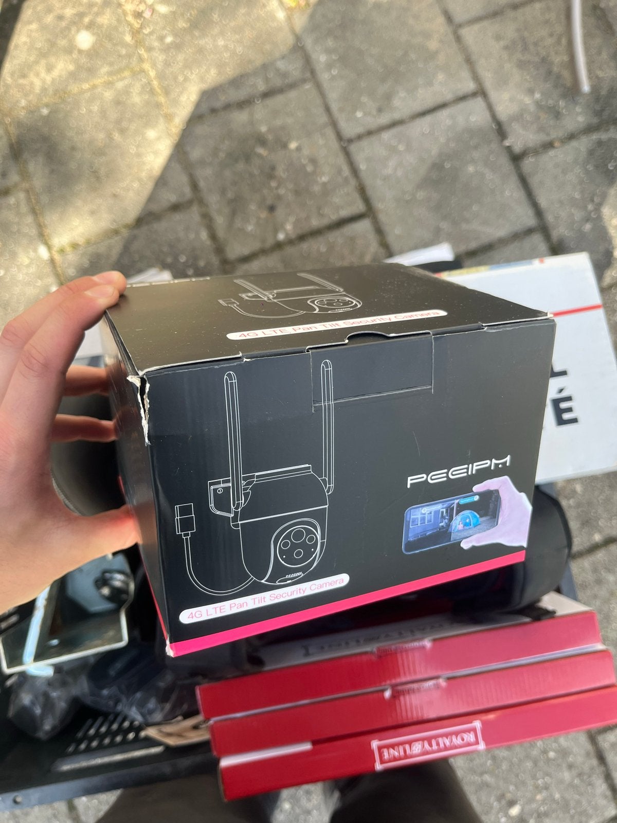 PEEIPM 4G LTE Pan Tilt Beveiligingscamera, Ophalen of Verzenden, Nieuw, Buitencamera