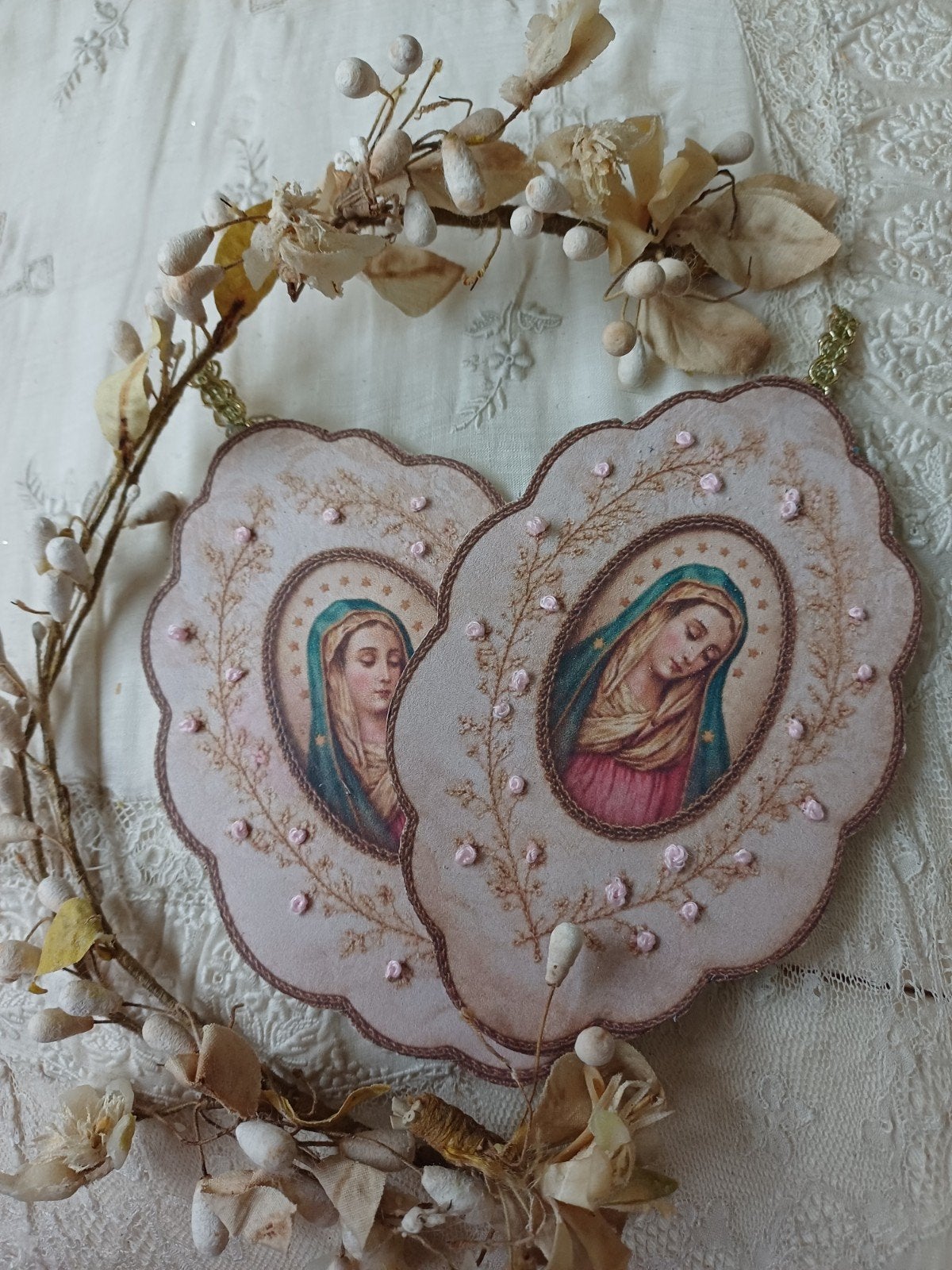 Handgemaakte kerst decoratie, Antiek en Kunst, Verzenden