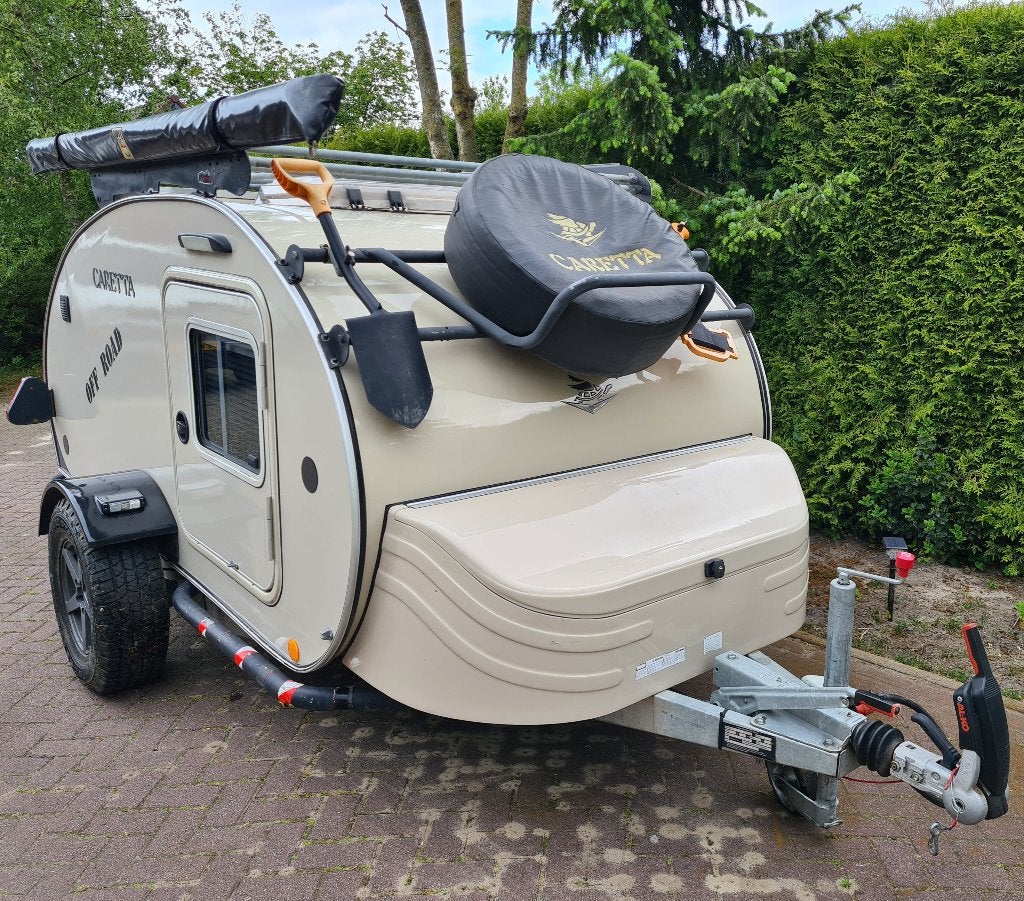 Caretta Off Road mini caravan onder de 750kg airconditioning, Tot en met 2, Airco, Particulier, 500 - 750 kg