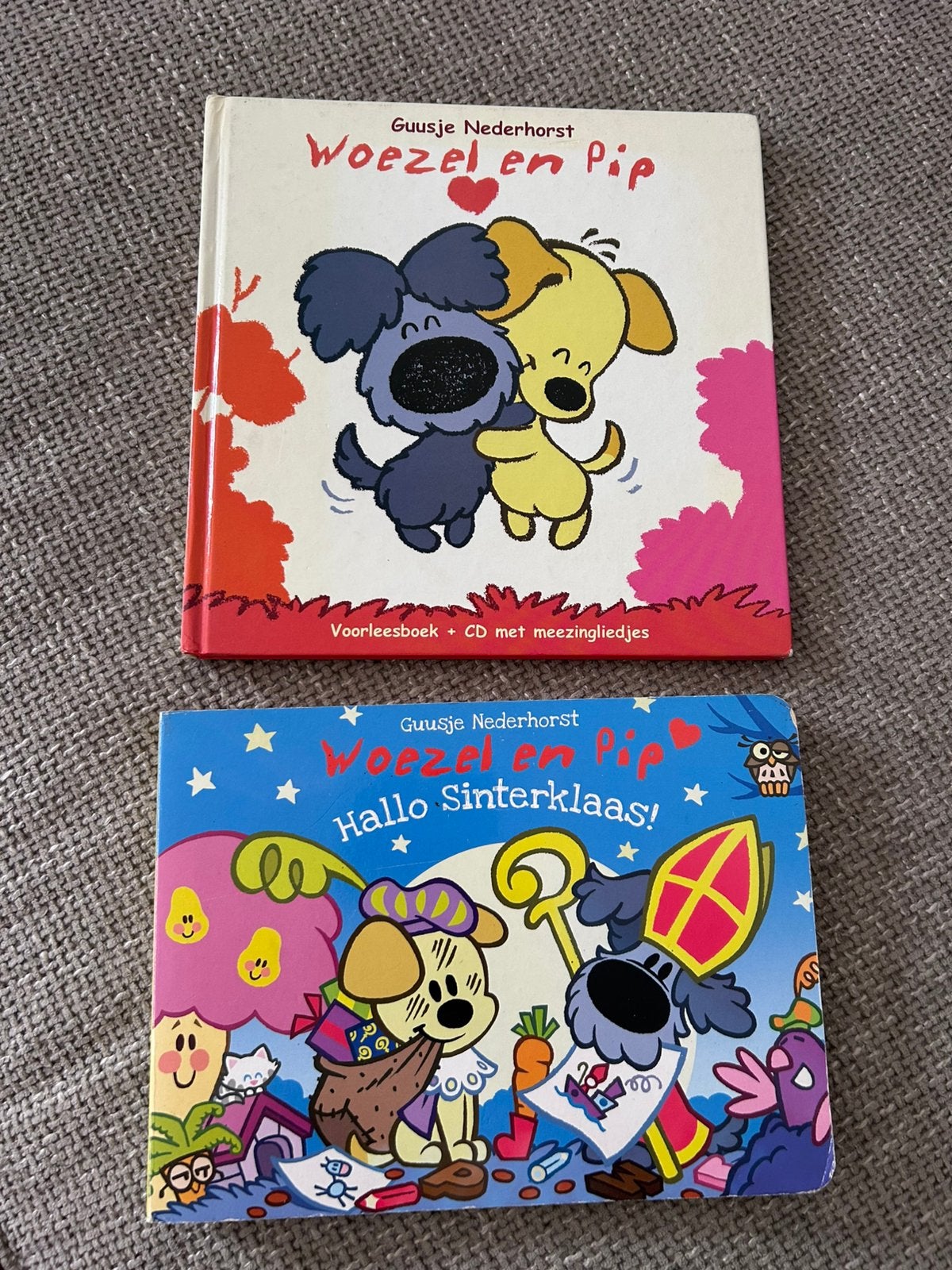 Hallo Sinterklaas woezel en pip zonder CD, 3 tot 4 jaar, Ophalen of Verzenden, Zo goed als nieuw, Guusje Nederhorst