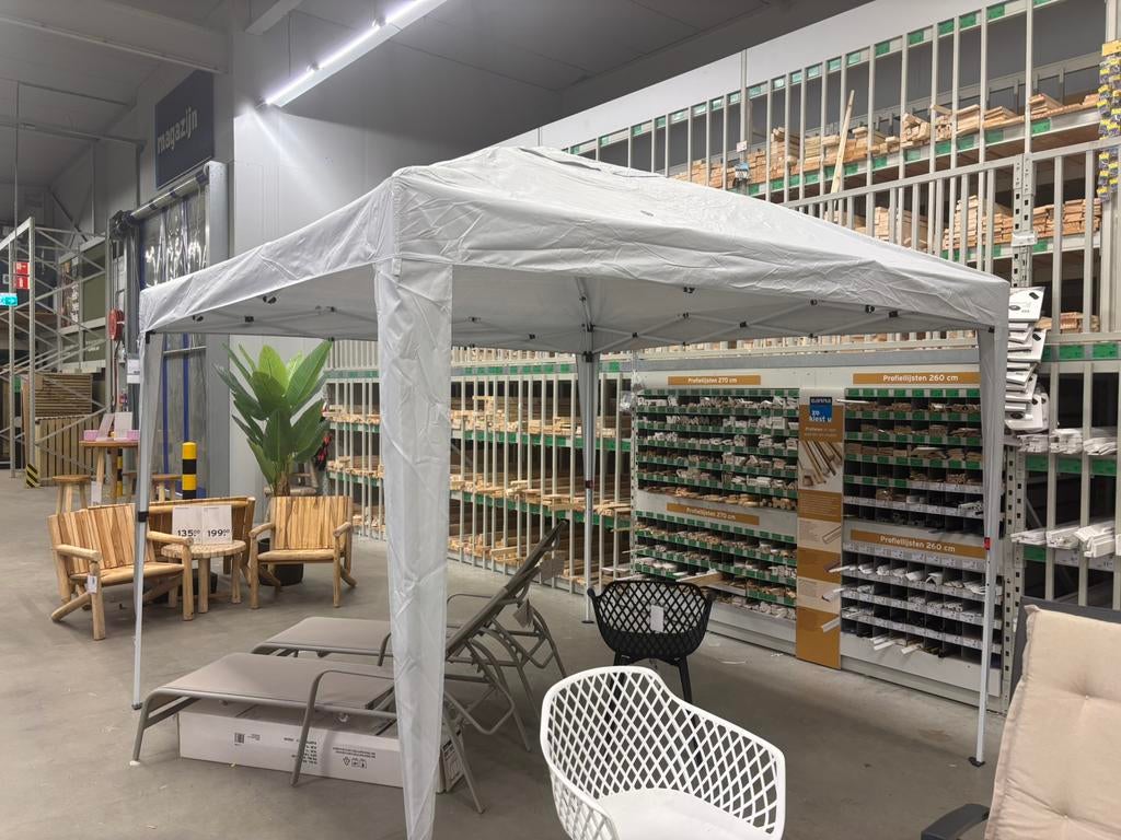 LAATSTE Handson One Touch Partytent, Ophalen, Opvouwbaar, Partytent, Minder dan 4 meter