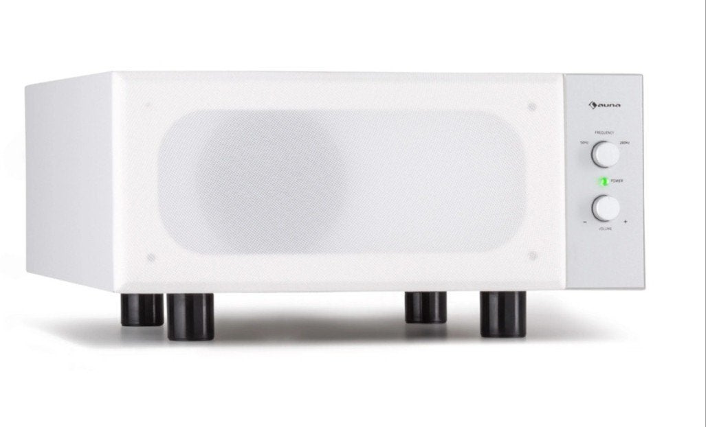 Auna Linie 501 Slim subwoofer basreflex, Subwoofer, Zo goed als nieuw, 60 tot 120 watt, Basreflex