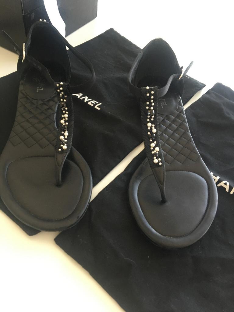 Chanel 36, Ophalen, Zo goed als nieuw, Zwart, Sneakers of Gympen