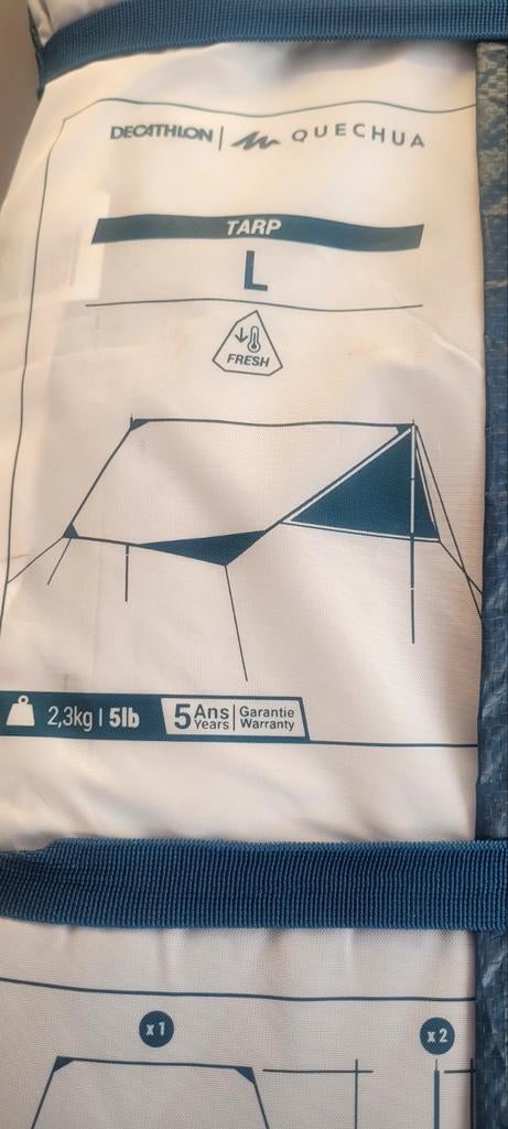 Tarp/schaduwdoek, Ophalen of Verzenden, Zo goed als nieuw