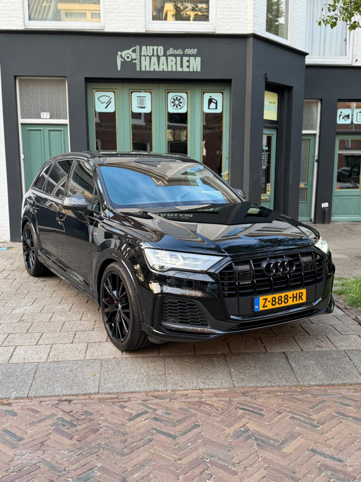 Audi Q7 55 Tfsi-e 2020 Massagestoelen Black 22'' Keyless, Auto's, Automaat, 2995 cc, Zwart, Bedrijf