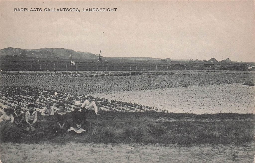 703-196-007 Badplaats Callantsoog Landgezicht, Verzenden, Voor 1920, Noord-Holland