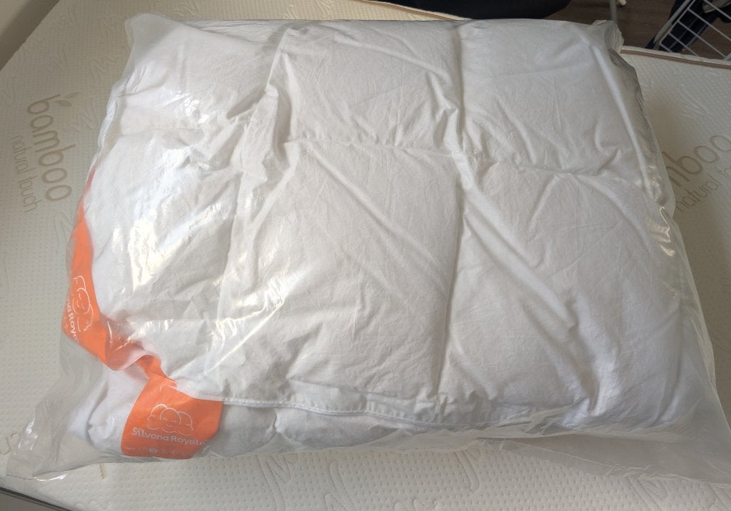 Silvana Comfort Light Oranje Dekbed, zomer, 140x220 cm, Eenpersoons, Wit, Ophalen of Verzenden, Deken of Dekbed