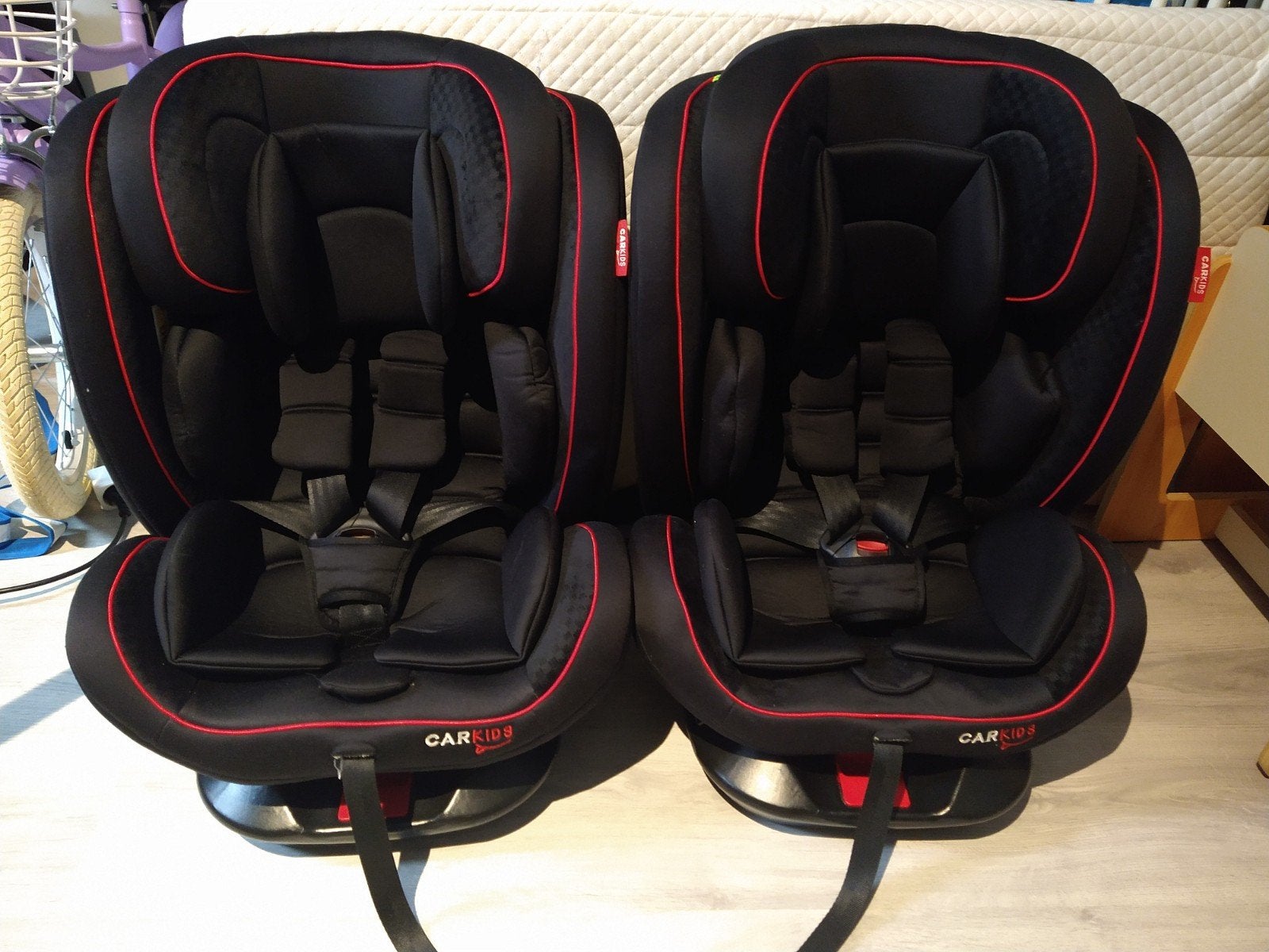 2x Carkids Autostoel 360 Draaibaar met ISOFIX (0-36 kg), Ophalen, Zo goed als nieuw, Overige merken, Isofix