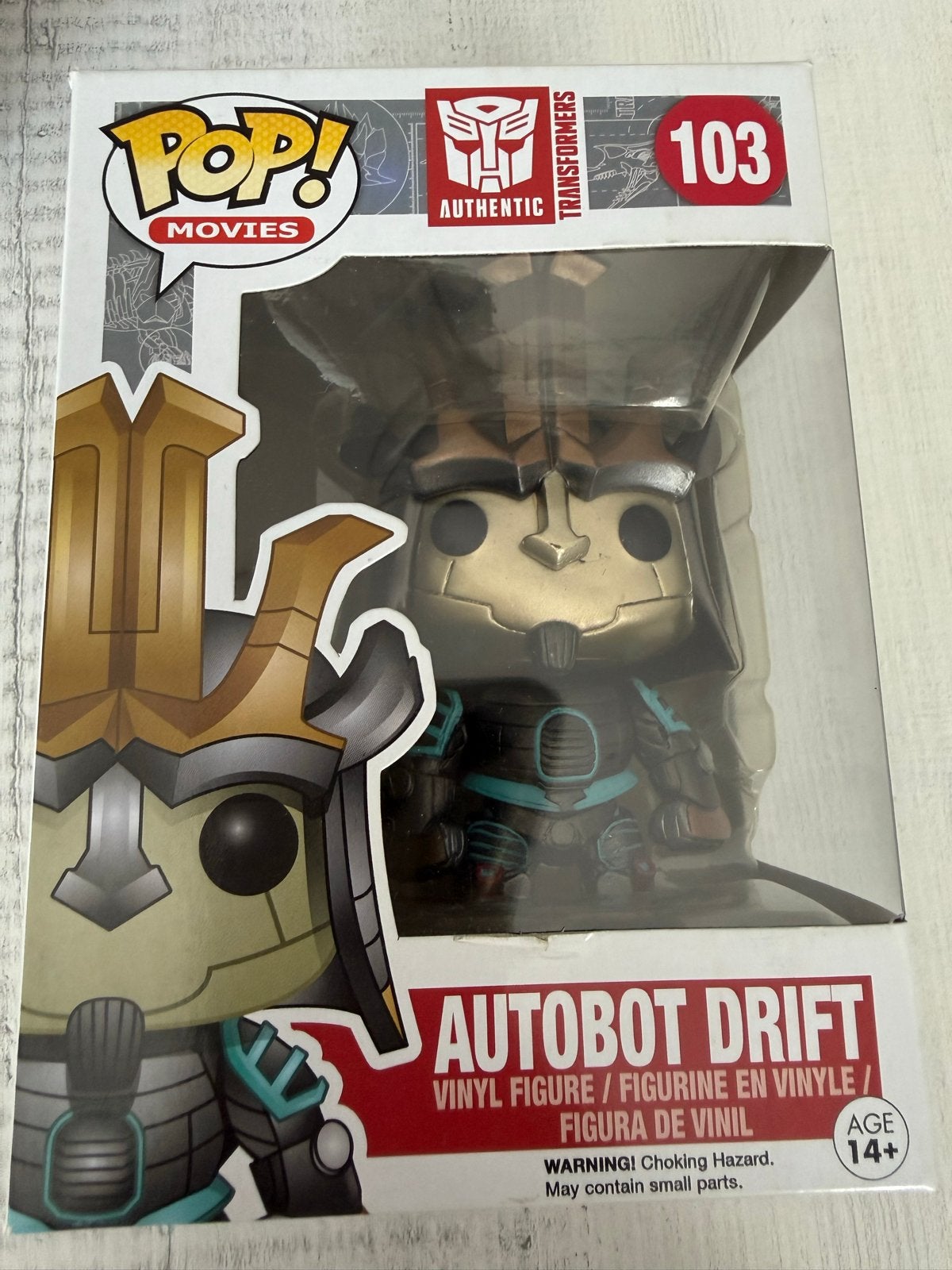 Funko Pop! Movies Transformers Autobot Drift #103, Ophalen of Verzenden, Nieuw, Autobots