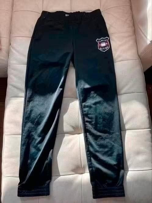 Zwarte Salty Dog trainingsbroek maat 140, Broek, Gebruikt, Jongen of Meisje, Ophalen of Verzenden