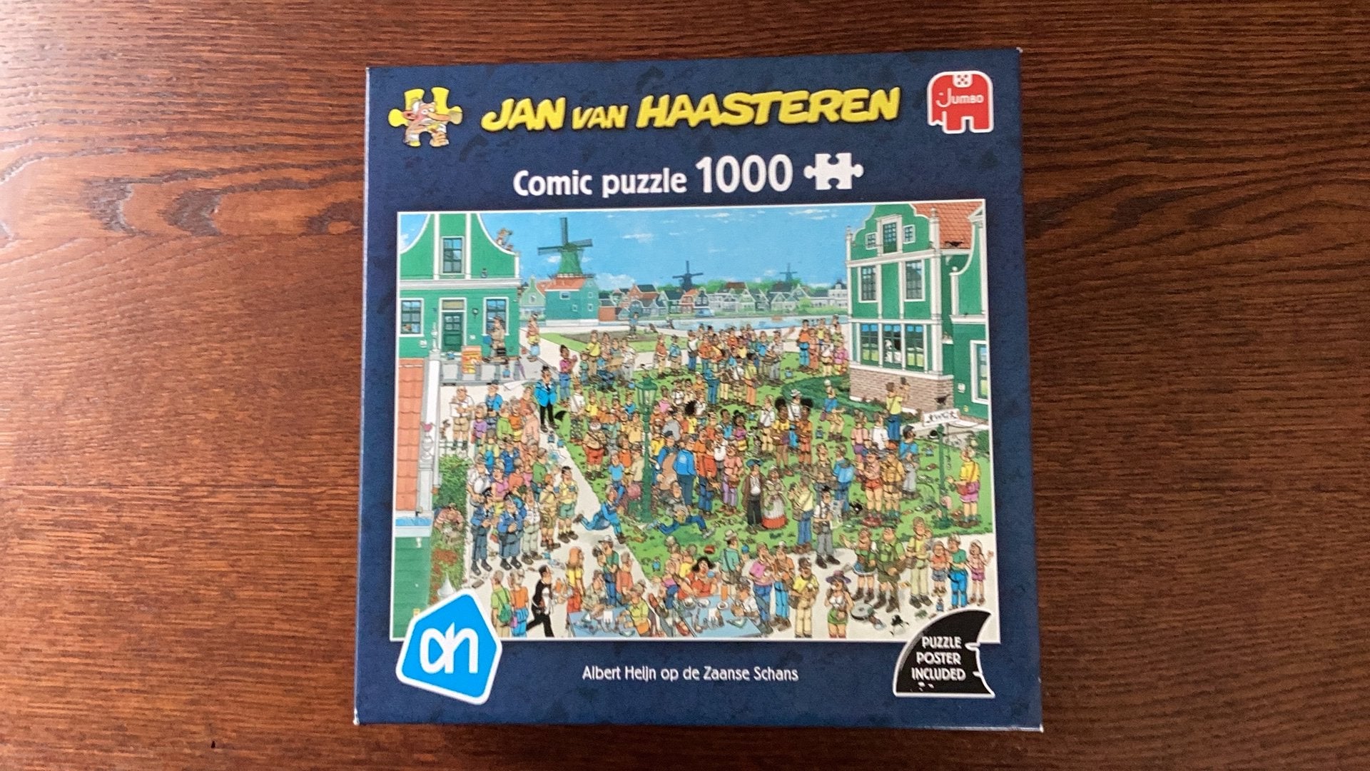 Jan van Haasteren, Albert heijn op de Zaanse Schans, Hobby en Vrije tijd, Ophalen, 500 t/m 1500 stukjes, Zo goed als nieuw