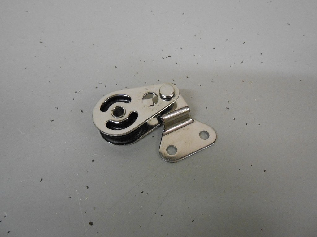 Hangend Mini Blokje, Katrol, RVS, voor 6 - 8 mm lijn, Ophalen of Verzenden, Nieuw, Lijn of Blok