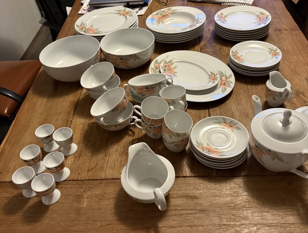 Kahla servies, 6 delig, in nieuwstaat, Overige merken, Ophalen of Verzenden, Zo goed als nieuw, Overige stijlen