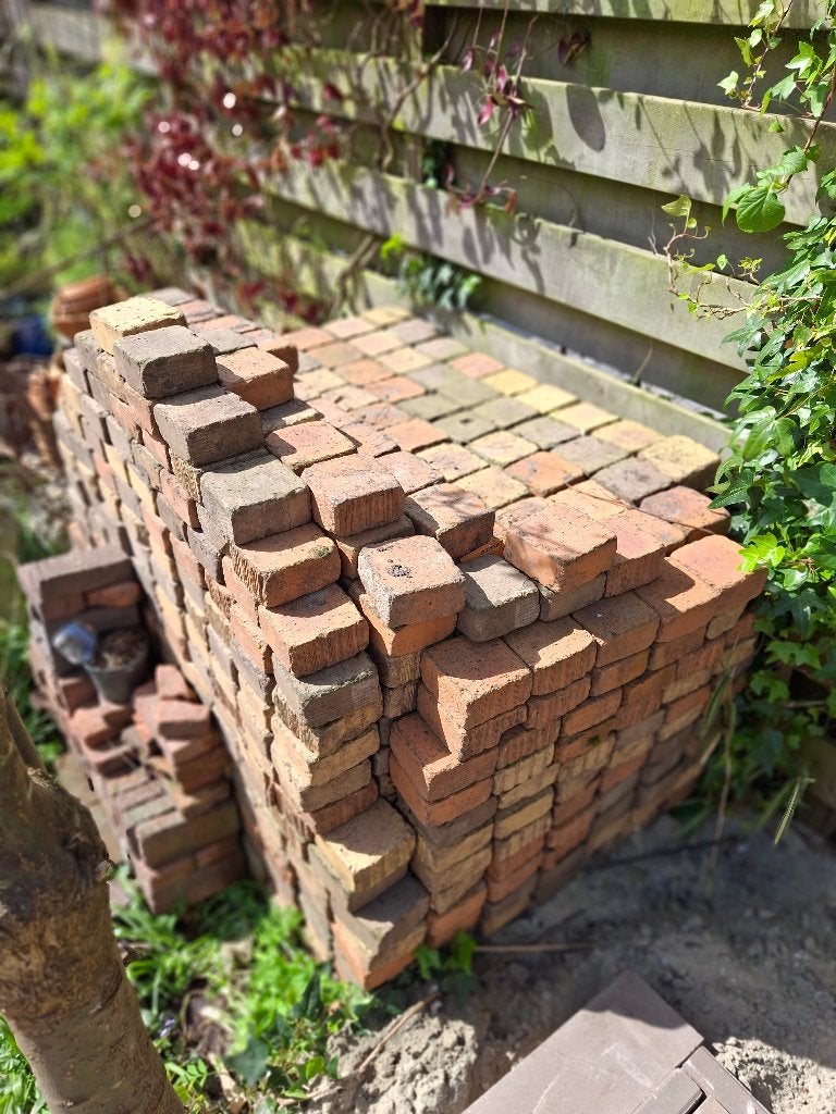 straat stenen, Tuin en Terras, Tegels en Klinkers, Ophalen, Overige materialen, Gebruikt, Klinkers