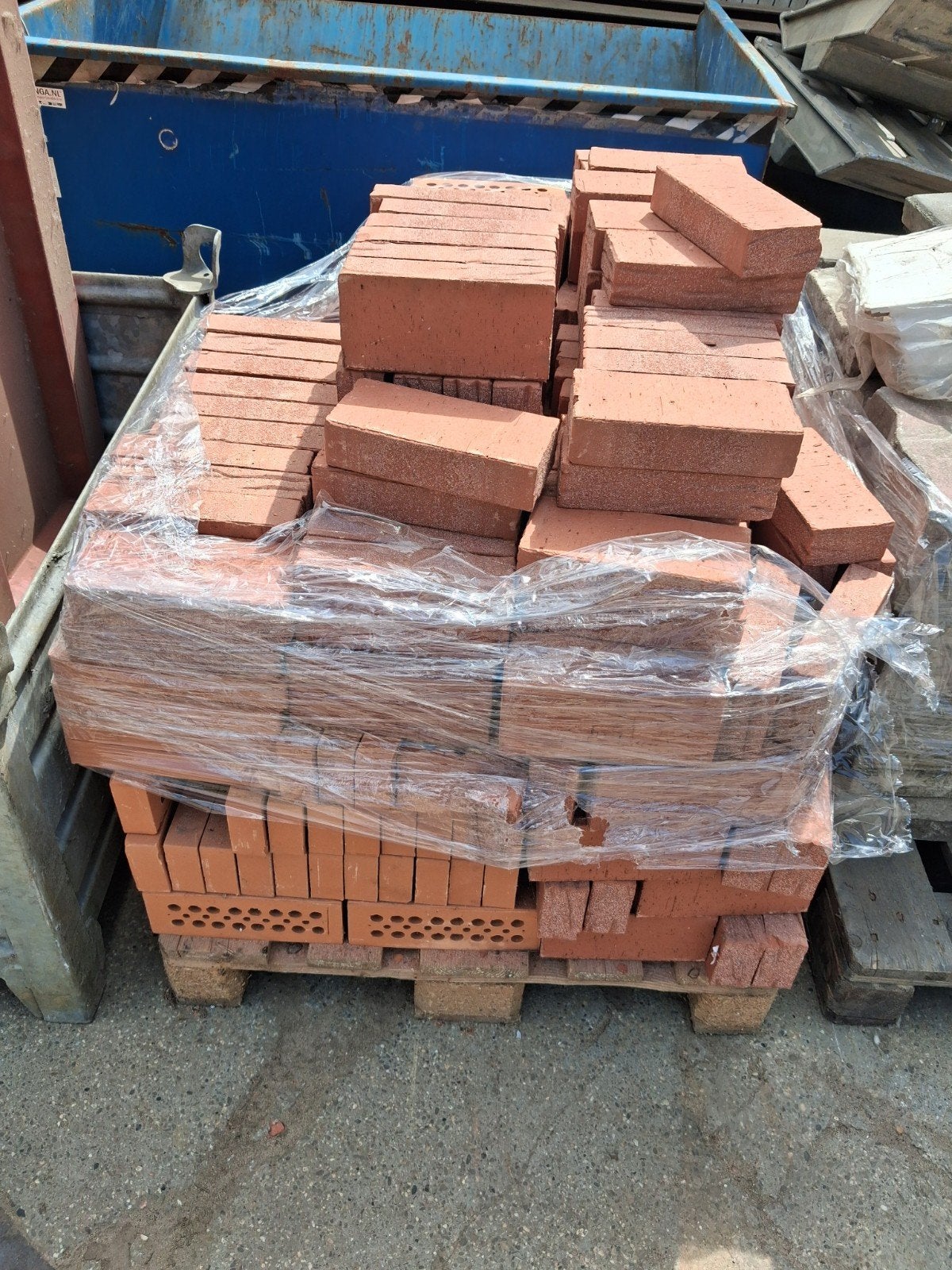pallet 400/ 500 metselstenen Waalformaat, Doe-het-zelf en Verbouw, Metselstenen, Ophalen