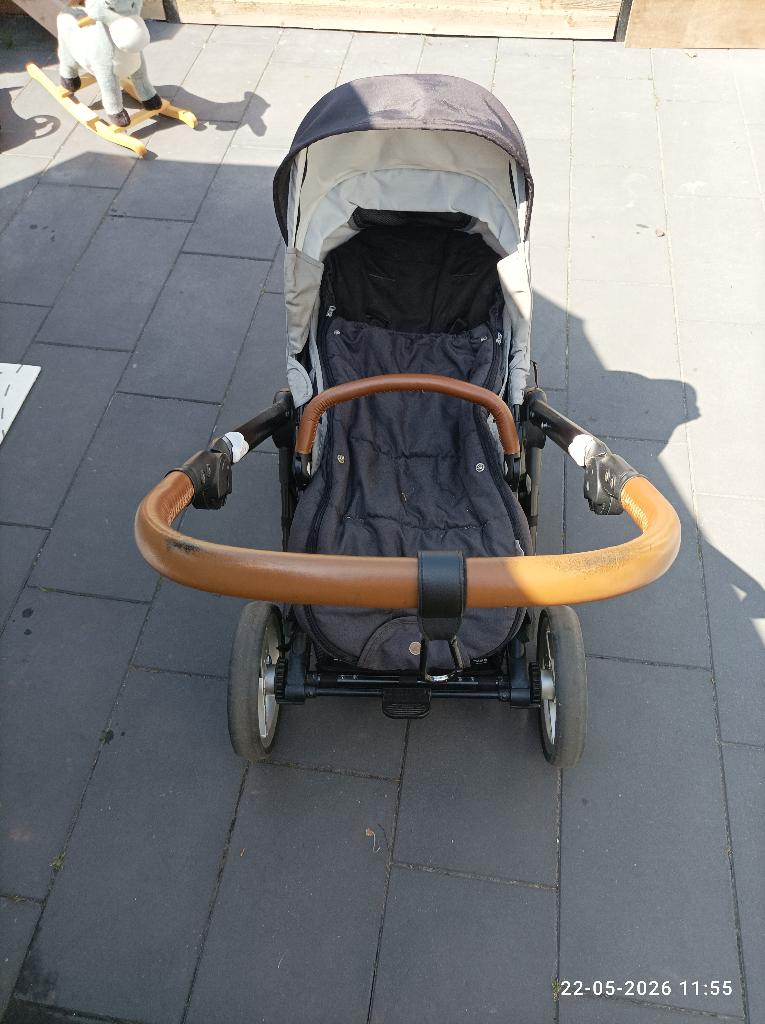 3 in 1 kinderwagen, Kinderen en Baby's, Kinderwagens en Combinaties, Gebruikt, Verstelbare duwstang, Mutsy, Ophalen
