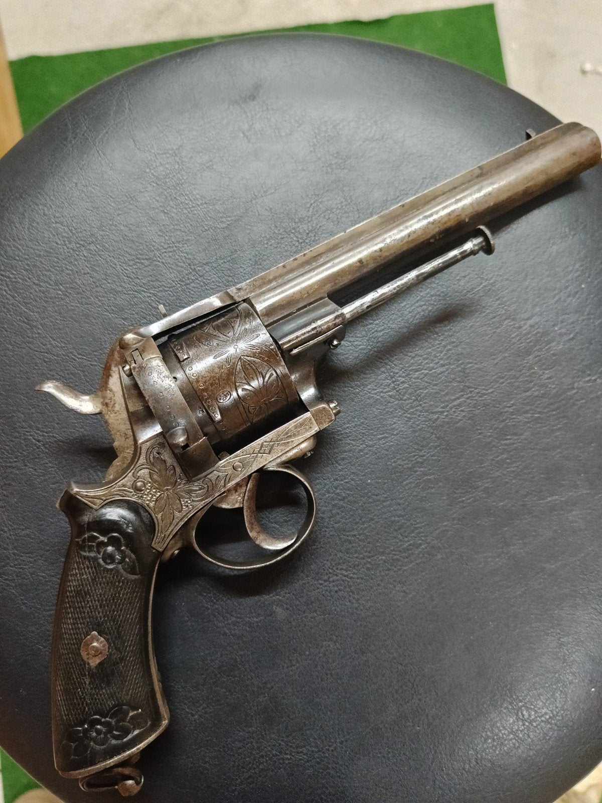 Penvuur revolver 12mm perfecte staat geen pistool geweer, Antiek en Kunst, Ophalen of Verzenden