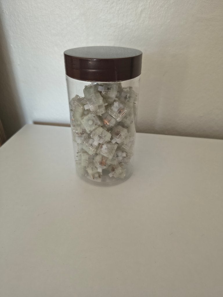 Gateron Clear Linear Switches Lubed (65 pcs), Computers en Software, Toetsenborden, Ophalen of Verzenden, Refurbished