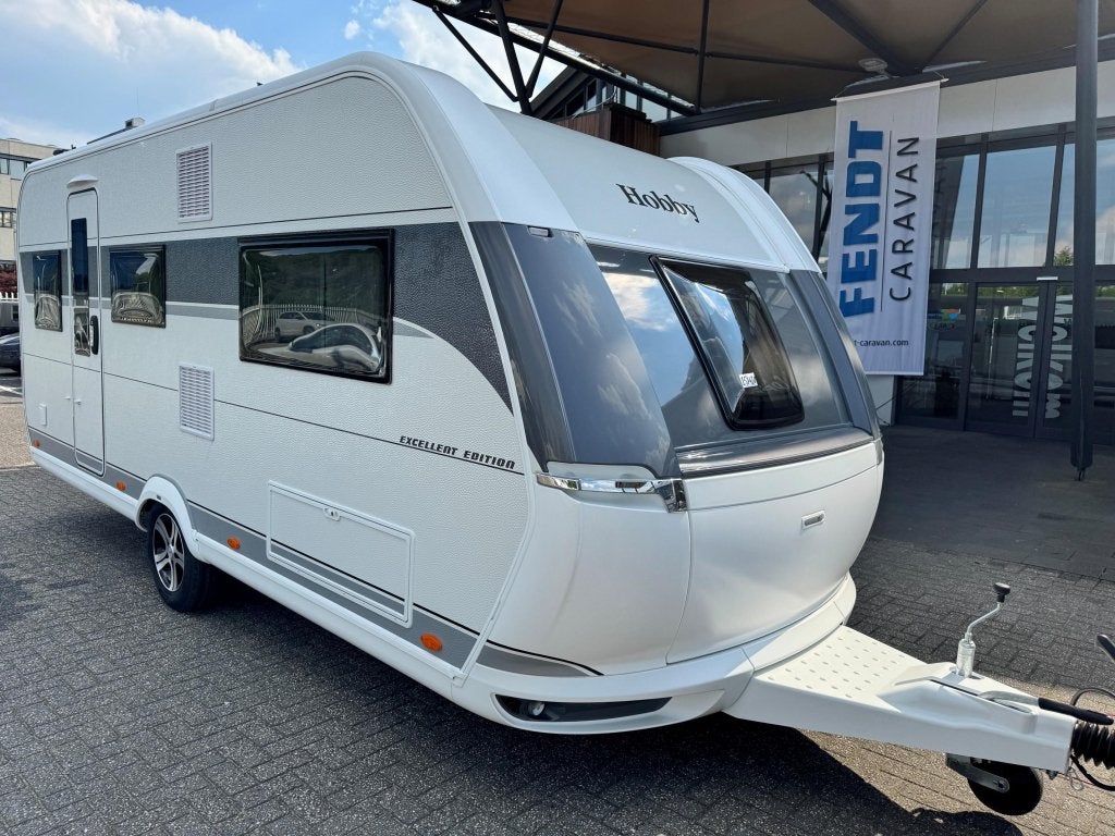 Hobby Excellent Edition 495 UL GRATIS EXTRA'S t.w.v. E2026,-, Caravans en Kamperen, Rondzit, Hobby, Bedrijf, Koelkast