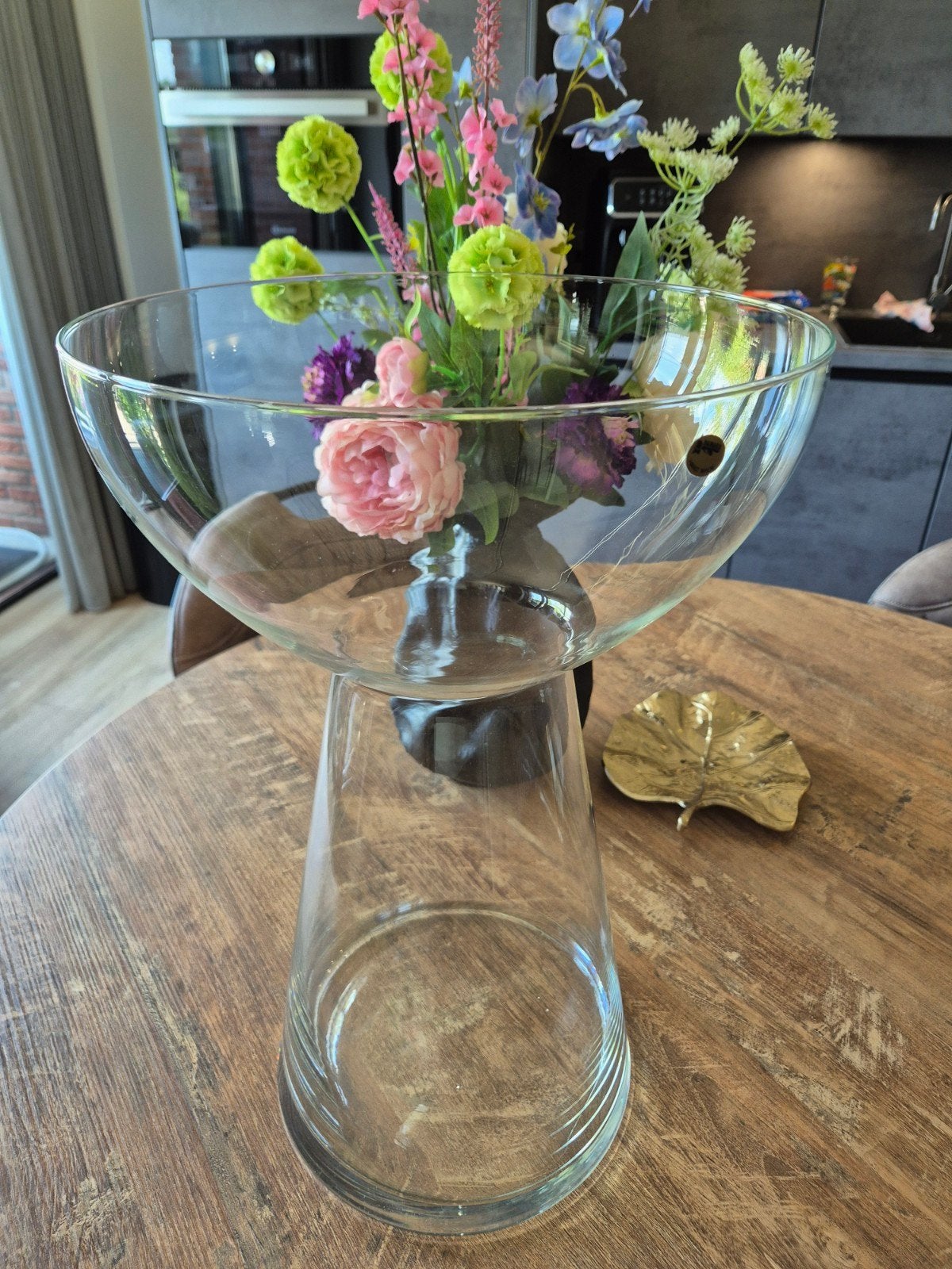 glazen vaas groot hand gemaakt, Ophalen, Handgemaakt, Nieuw, Glas