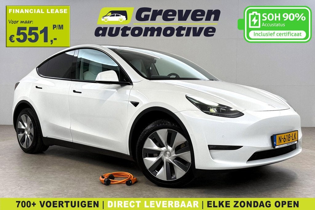 Tesla Model Y Long Range AWD 75 kWh | Snelladen | Autopilot, Auto's, Tesla, Automaat, Gebruikt, Wit, 351 pk