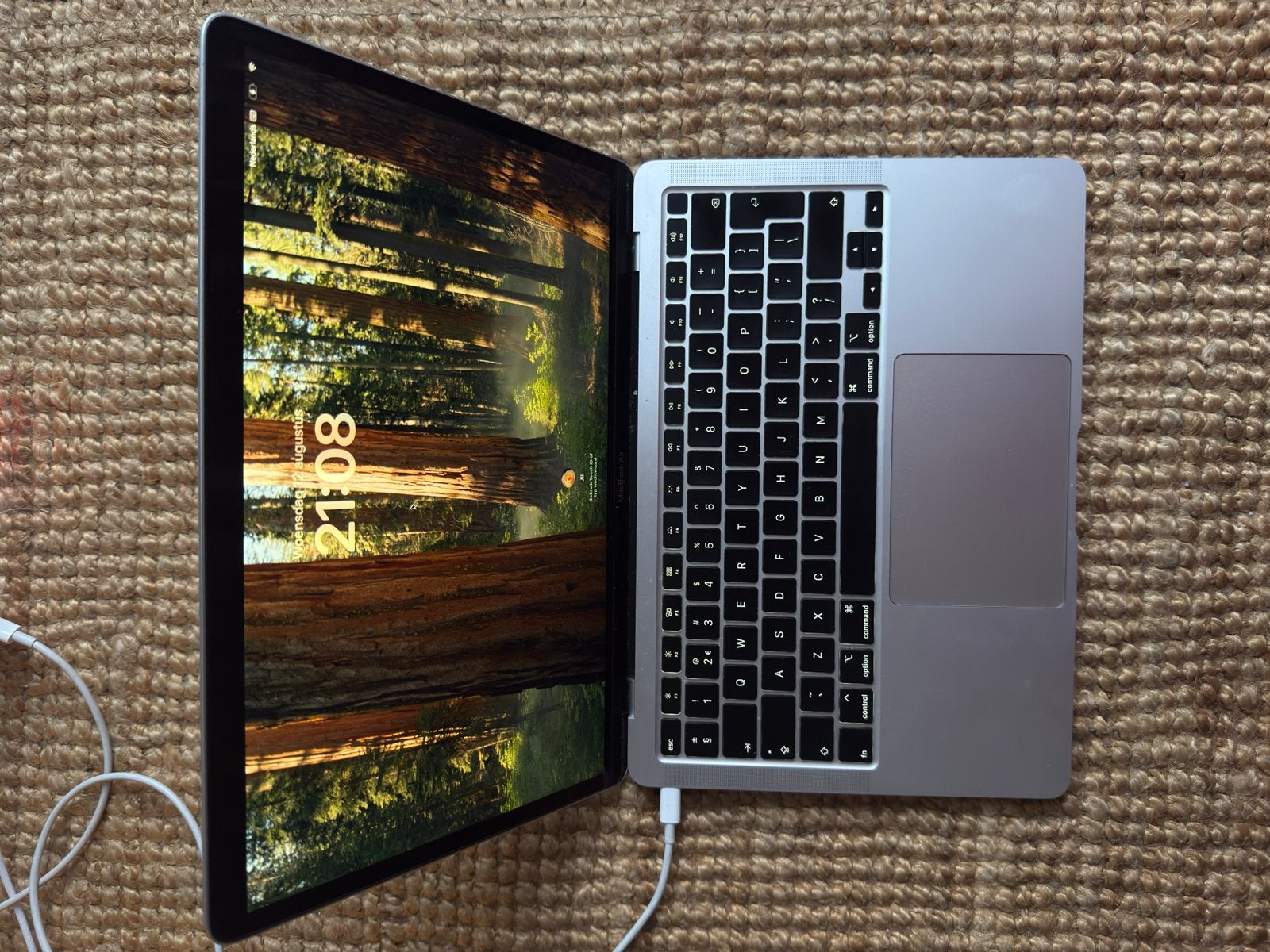 MacBook Air Retina 13-inch 2020 - Zo goed als nieuw, Computers en Software, Apple Macbooks, 256 GB, Qwerty, 8 GB, 13 inch