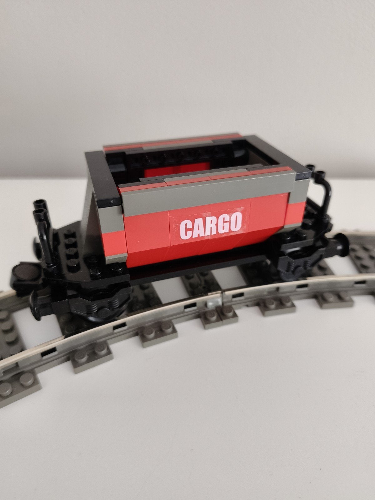 Lego Trein 9V treinwagon cargo hopper 9 volt Nieuwstaat, MOC (eigen creatie), Overige thema's, Lego, Ophalen of Verzenden