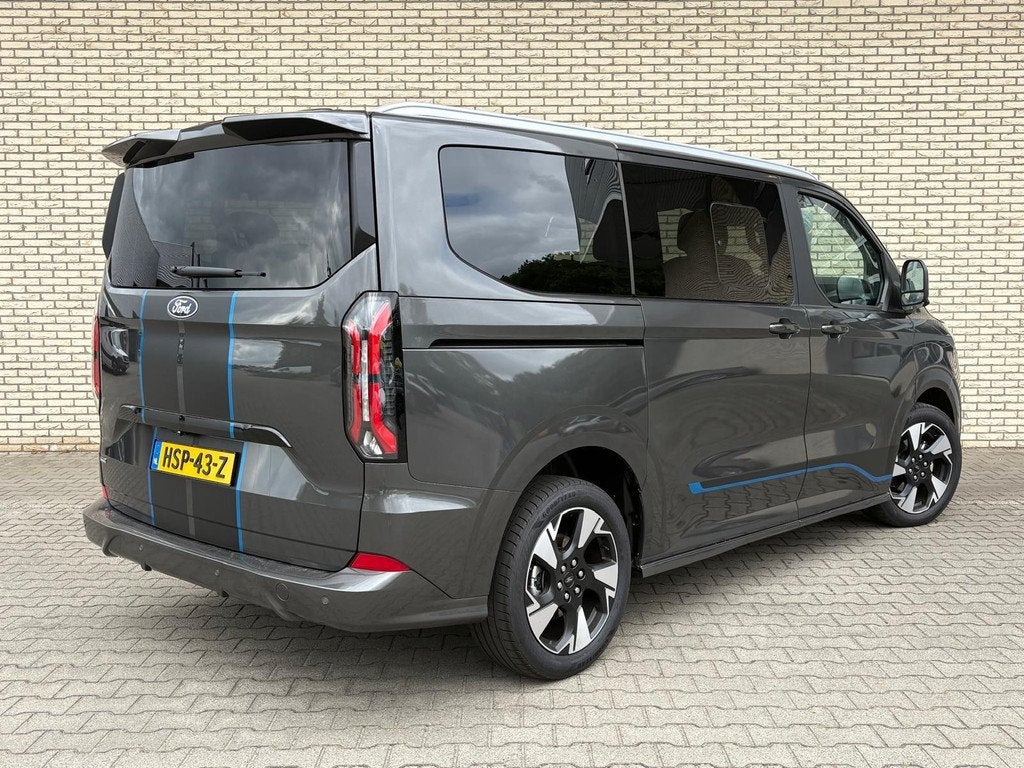 Ford Tourneo Custom PHEV 233PK L1 Sport | Geel kenteken | In, Auto's, Ford, 12 maanden, Gebruikt, Plug-in hybride, Bedrijf