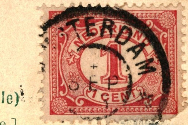 700488 Amsterdam Rijksmuseum 1905 Gelopen met postzege, Ophalen of Verzenden, Voor 1920, Gelopen, Noord-Holland
